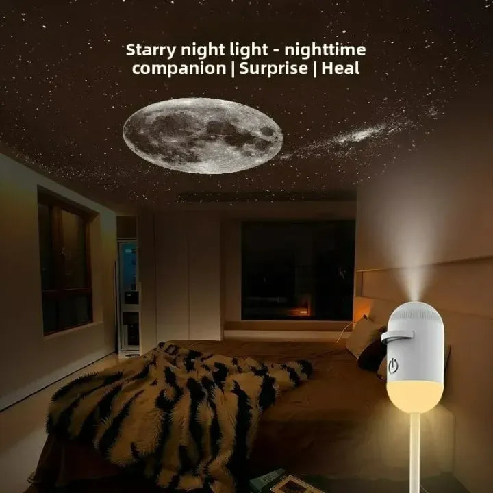 Original DS 11 - 2 in 1 Mini Galaxy Star Projector Night Light